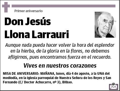 LLONA LARRAURI,JESUS