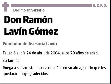 LAVIN GOMEZ,RAMON