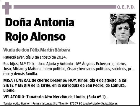 ROJO ALONSO,ANTONIA