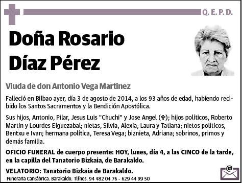 DIAZ PEREZ,ROSARIO