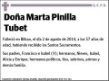 PINILLA TUBET,MARTA
