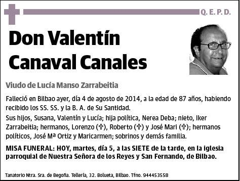 CANAVAL CANALES,VALENTIN