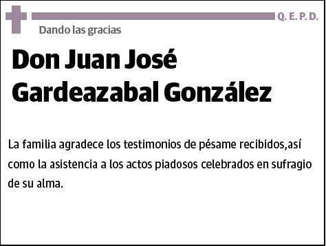 GARDEAZABAL GONZALEZ,JUAN JOSE