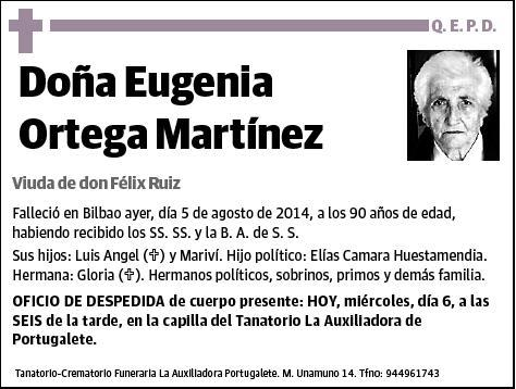 ORTEGA MARTINEZ,EUGENIA