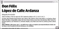 LOPEZ DE CALLE ARDANZA,FELIX