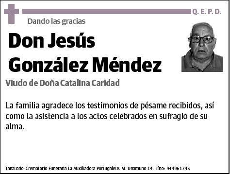 GONZALEZ MENDEZ,JESUS