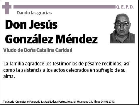 GONZALEZ MENDEZ,JESUS