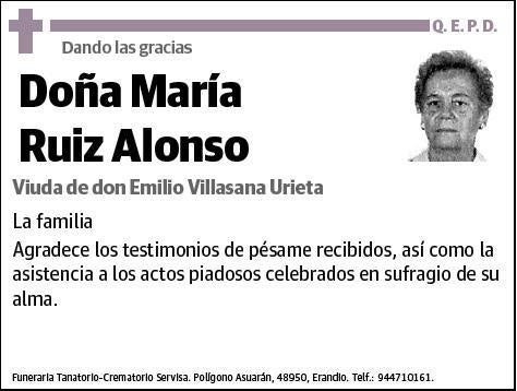 RUIZ ALONSO,MARIA