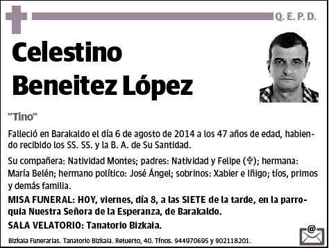 BENEITEZ LOPEZ,CELESTINO