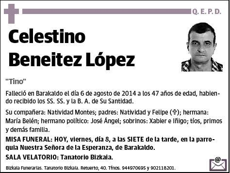 BENEITEZ LOPEZ,CELESTINO