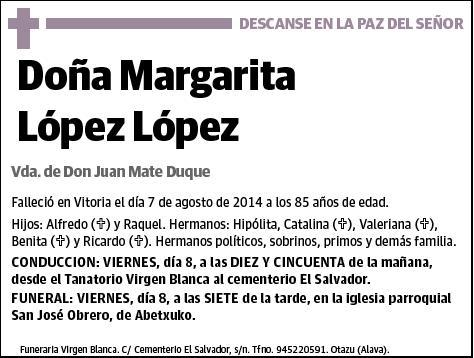 LOPEZ LOPEZ,MARGARITA