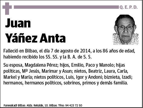 YAÑEZ ANTA,JUAN