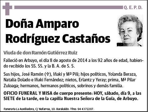 RODRIGUEZ CASTAÑOS,AMPARO