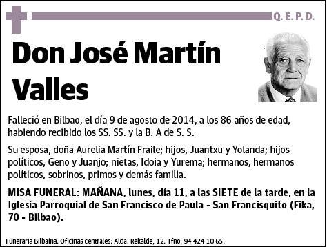 MARTIN VALLES,JOSE