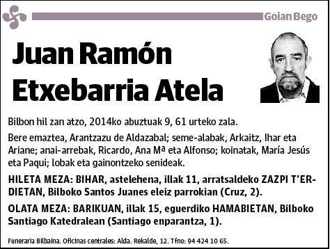 ETXEBARRIA ATELA,JUAN RAMON