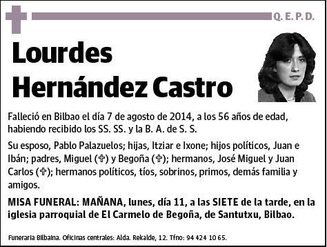 HERNANDEZ CASTRO,LOURDES