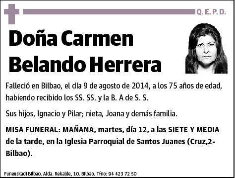 BELANDO HERRERA,CARMEN