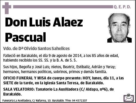 ALAEZ PASCUAL,LUIS