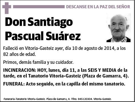 PASCUAL SUAREZ,SANTIAGO