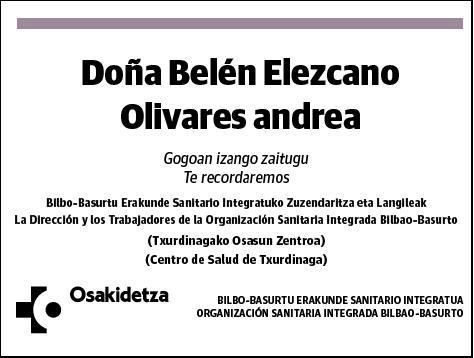 ELEZCANO OLIVARES,BELEN