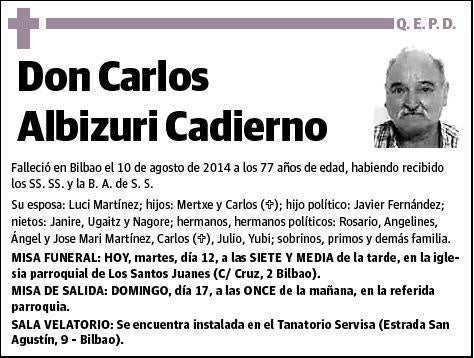 ALBIZURI CADIERNO,CARLOS