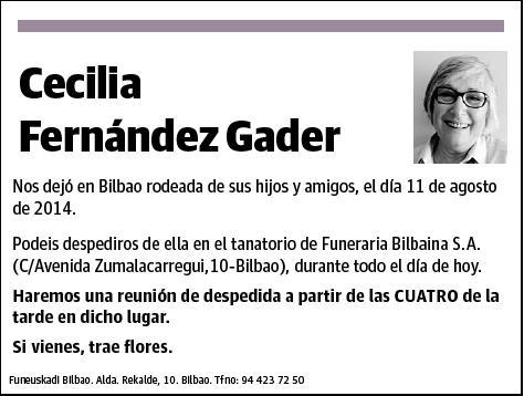 FERNANDEZ GADER,CECILIA