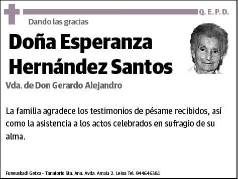 HERNANDEZ SANTOS,ESPERANZA