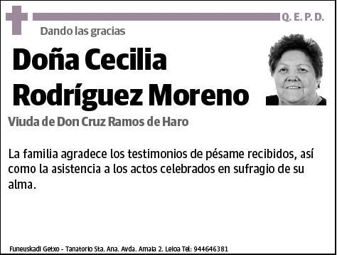 RODRIGUEZ MORENO,CECILIA