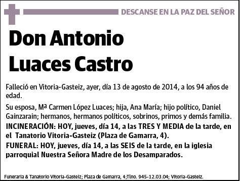 LUACES CASTRO,ANTONIO