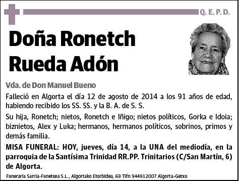 RUEDA ADON,RONETCH