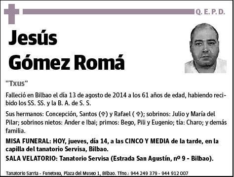 GOMEZ ROMA,JESUS