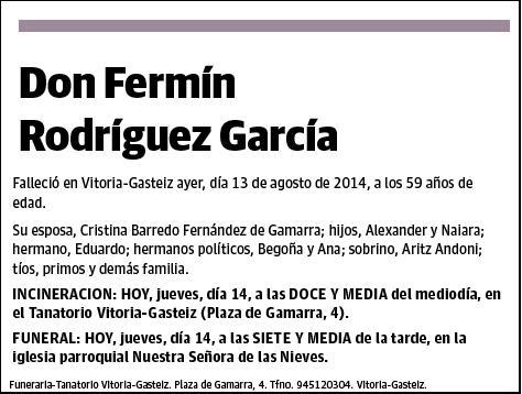 RODRIGUEZ GARCIA,FERMIN