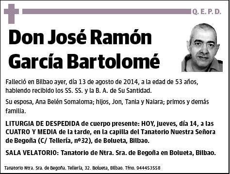 GARCIA BARTOLOME,JOSE RAMON