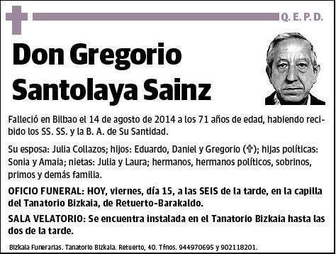 SANTOLAYA SAINZ,GREGORIO