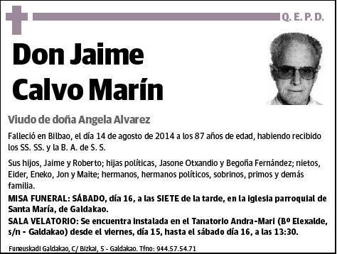 CALVO MARIN,JAIME