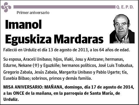 EGUSKIZA MARDARAS,IMANOL