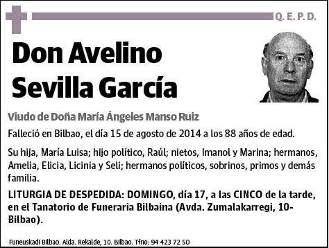 SEVILLA GARCIA,AVELINO