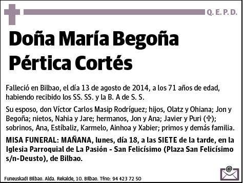 PERTICA CORTES,MARIA BEGOÑA