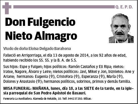 NIETO ALMAGRO,FULGENCIO