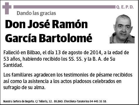 GARCIA BARTOLOME,JOSE RAMON