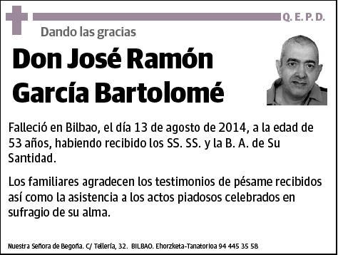 GARCIA BARTOLOME,JOSE RAMON