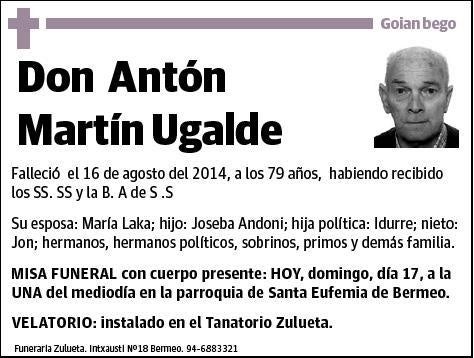 MARTIN UGALDE,ANTON