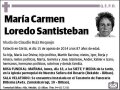 LOREDO SANTISTEBAN,MARIA CARMEN