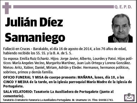 DIEZ SAMANIEGO,JULIAN