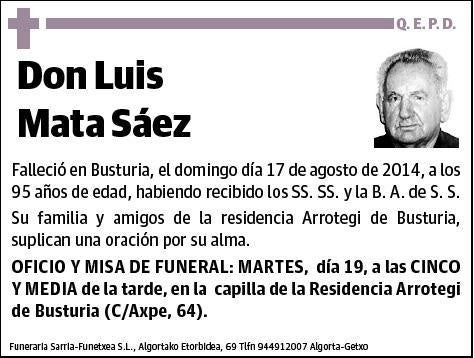 MATA SAEZ,LUIS