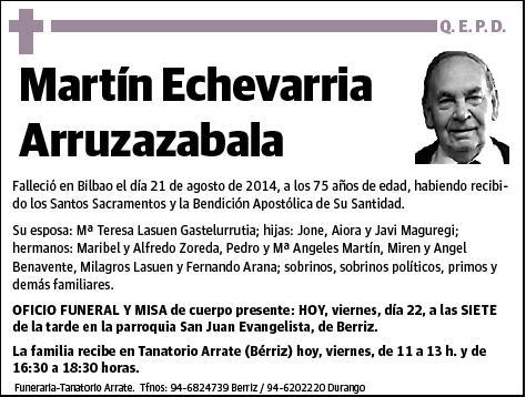 ECHEVARRIA ARRUZAZABALA,MARTIN