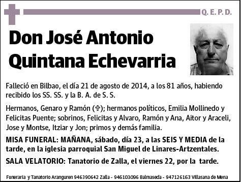 QUINTANA ECHEVARRIA,JOSE ANTONIO