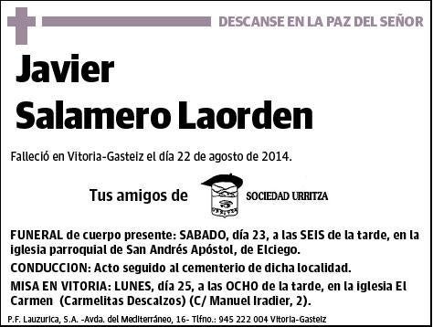 SALAMERO LAORDEN,FRANCISCO JAVIER