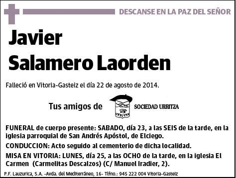 SALAMERO LAORDEN,FRANCISCO JAVIER