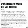 DEL VAL ZORRILLA,ROSARIO MARIA